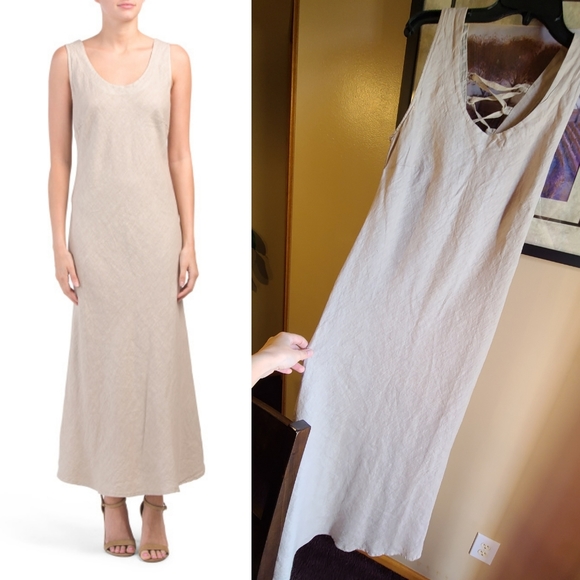 LAVINIA AL TEMPLE Dresses & Skirts - NEW Linen Dress S